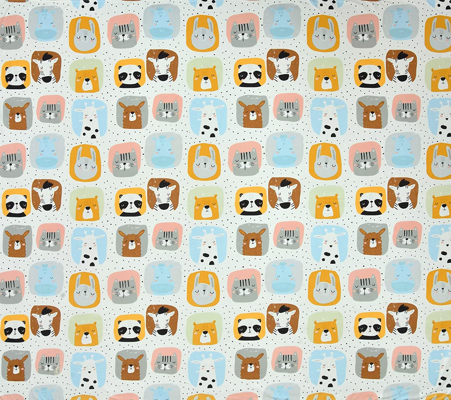 Kids Bedsheet (Cat, Panda Print)