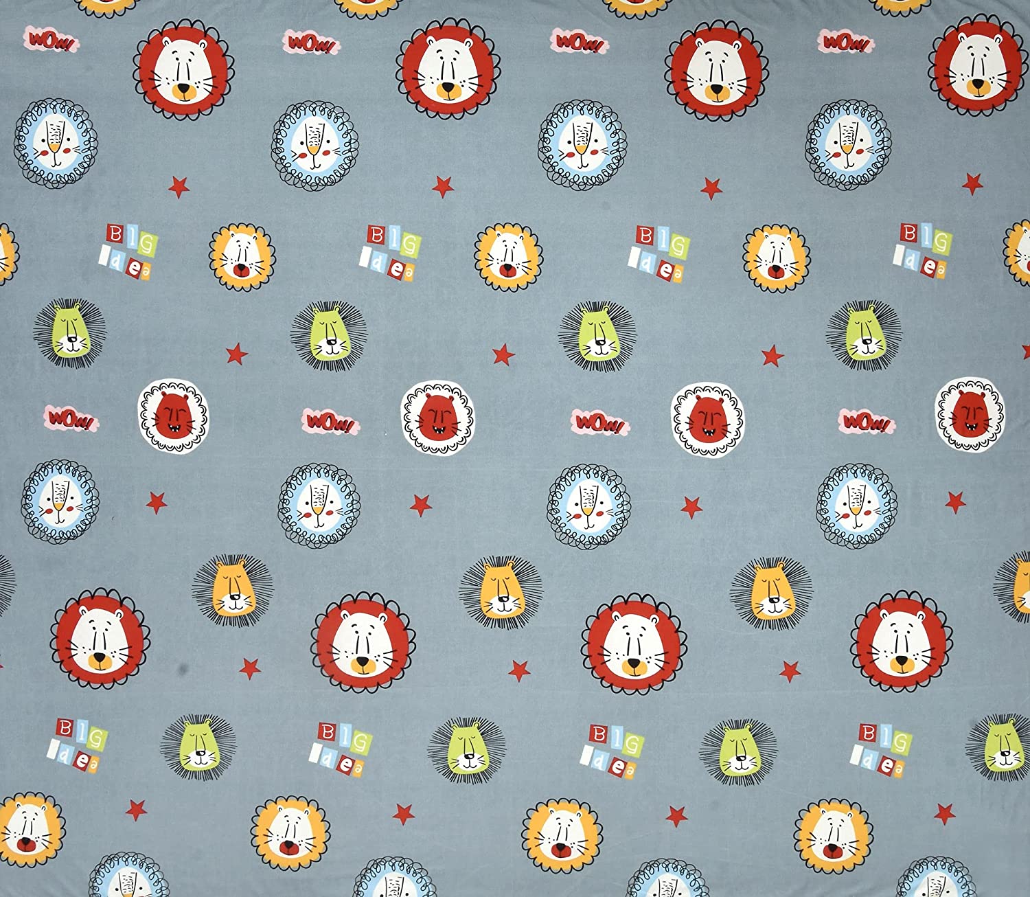 Kids Bedsheet ( Cute Lion print )